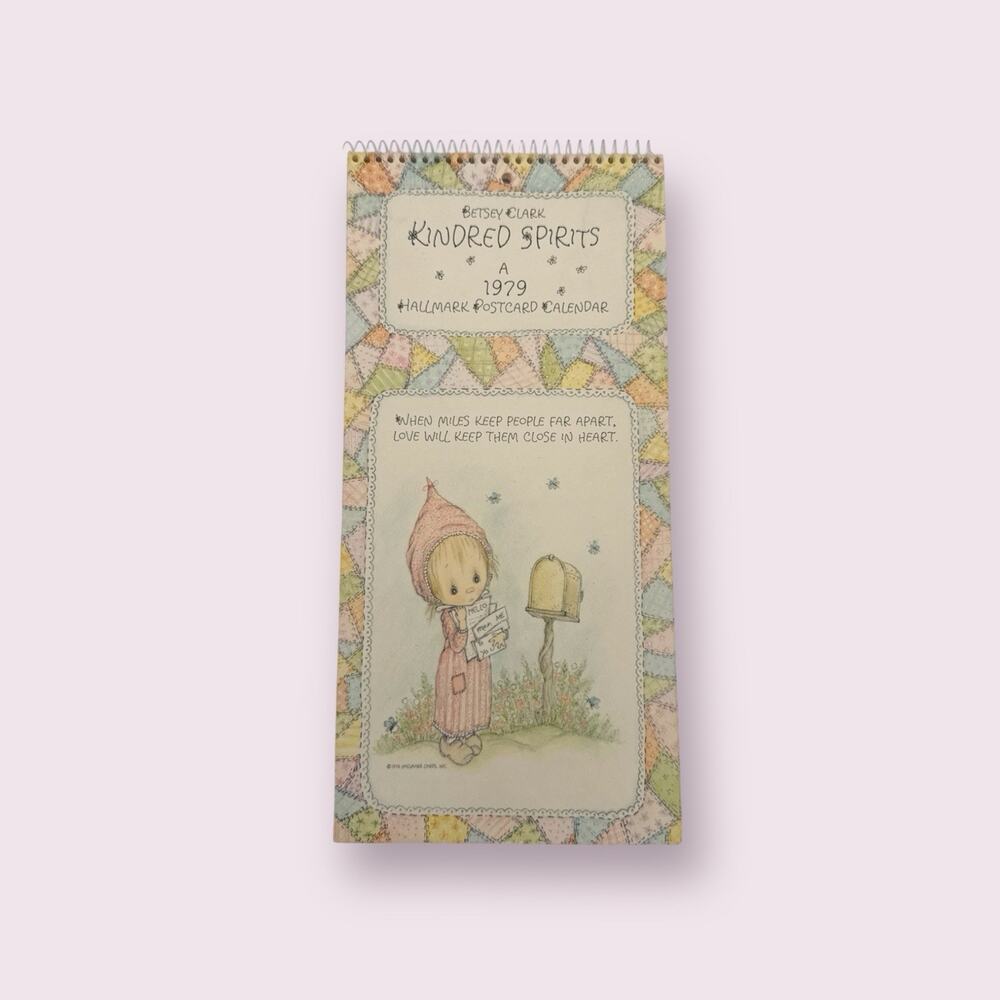 NOS Vintage Betsey Clark Hallmark Postcard Calendar 1979 Kindred Spirits cards